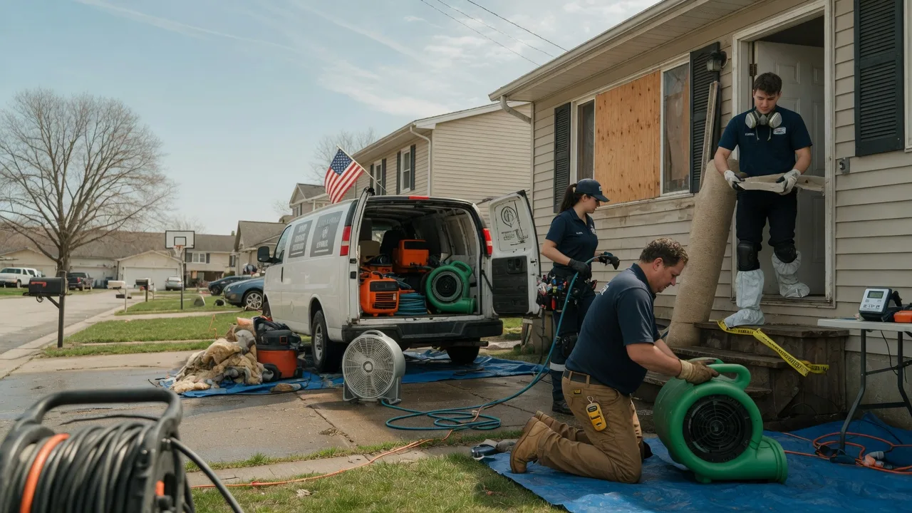 Water Damage Restoration in Tilden, IL near me